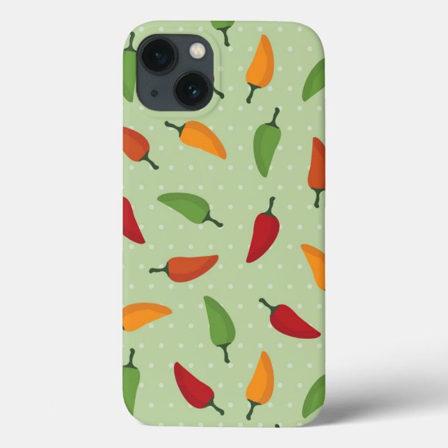 Chilli pepper pattern Case-Mate iPhone case (Back)
