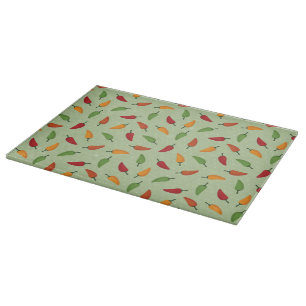 Chilli pepper pattern cutting board