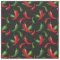 Chilli pepper pattern kitchen cotton twill fabric