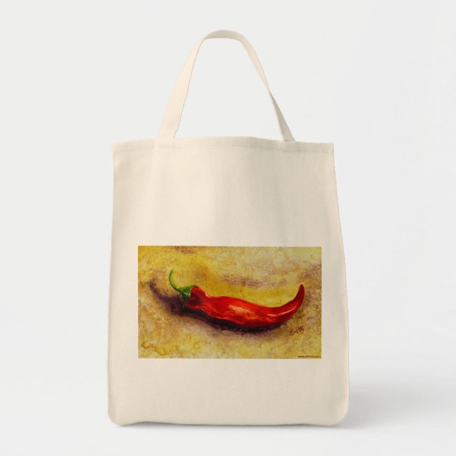 Chilli Pepper Tote Bag (Front)