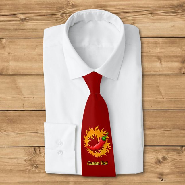 Chilli pepper with flame tie (Creator Uploaded)