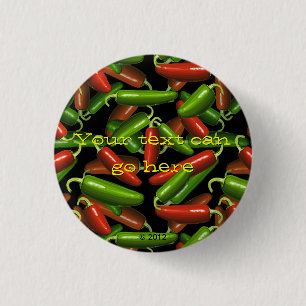 Chilli Peppers 3 Cm Round Badge
