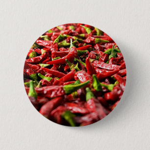 Chilli Peppers 6 Cm Round Badge