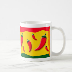 chilli peppers coffee mug