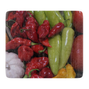 Chilli Peppers Cutting Board