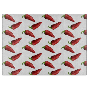 Chilli peppers cutting board