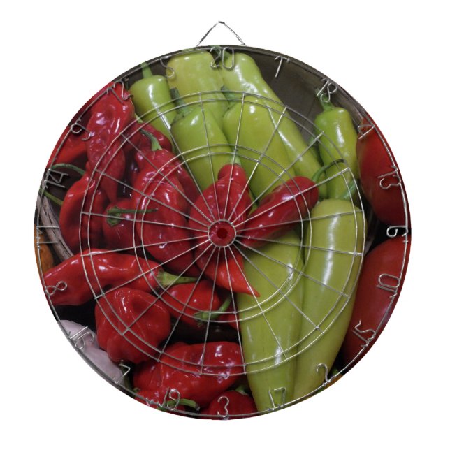 Chilli Peppers Dartboard (Front)