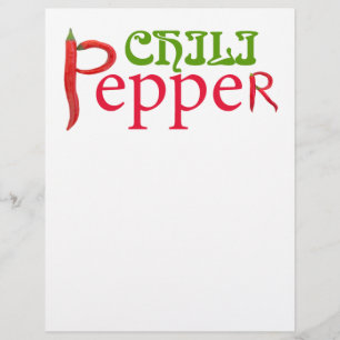 Chilli peppers flyer