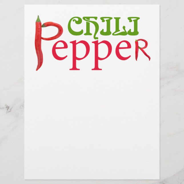 Chilli peppers flyer (Front)
