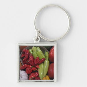 Chilli Peppers Key Ring