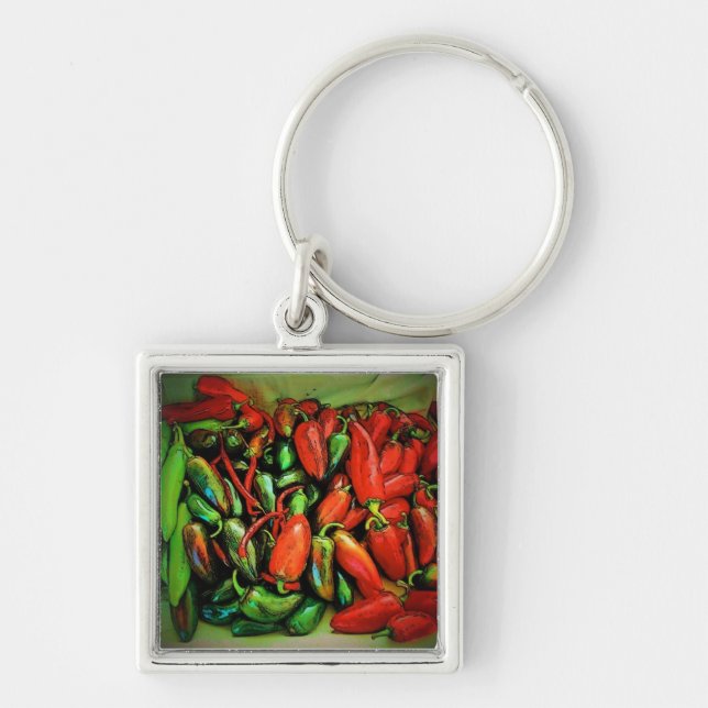 Chilli Peppers Keychain (Front)