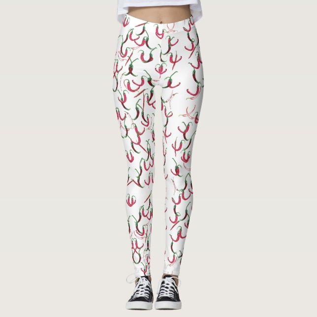 Chilli Peppers  Leggings (Front)