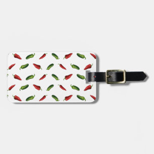 Chilli peppers luggage tag