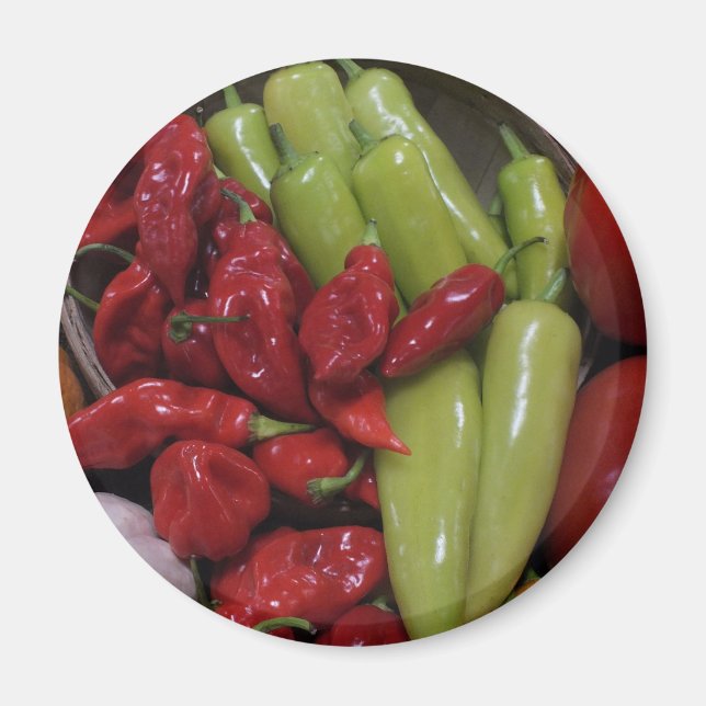 Chilli Peppers Magnet (Front)