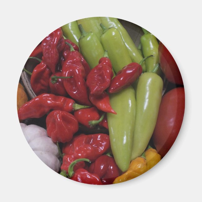 Chilli Peppers Magnet (Front)