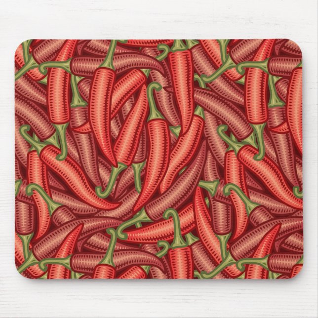 Chilli Peppers Mouse Pad (Front)