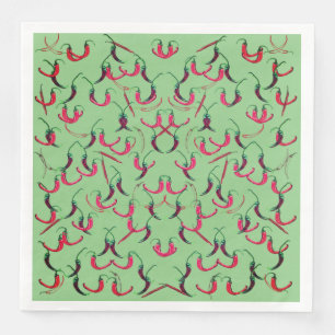Chilli Peppers Pattern Napkin