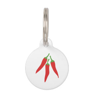 Chilli Peppers Pet Tag