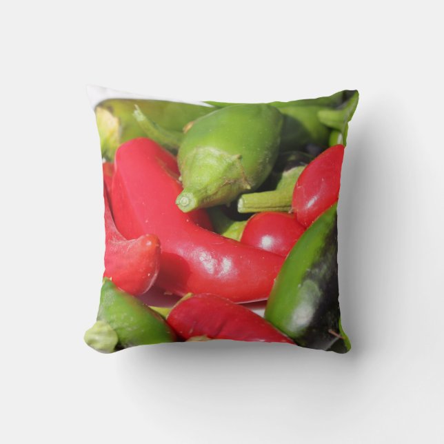 Chilli Peppers Pillow (Front)