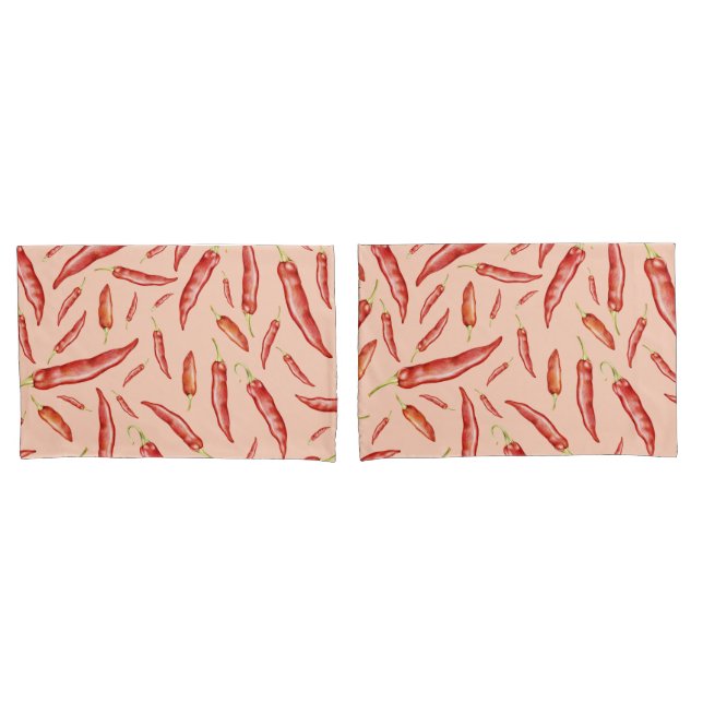 Chilli Peppers Pillowcase (Front-Set)