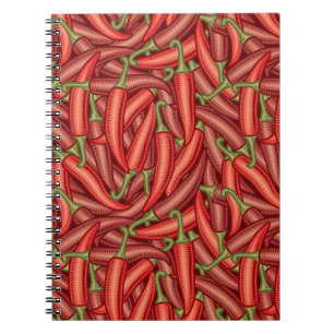 Chilli Peppers Spiral Notebook