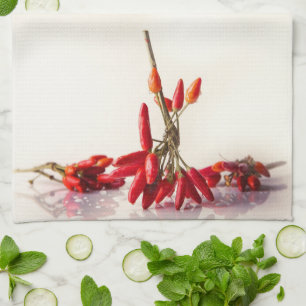 Chilli Peppers Tea Towel