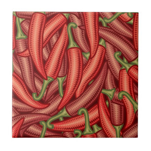Chilli Peppers Tile