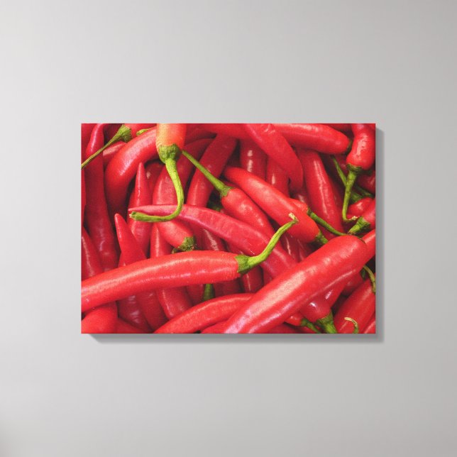 Chilli Peppers Wrapped Canvas (Front)
