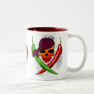 Chilli Pirate $18.95 Two Toned Coffee Mug