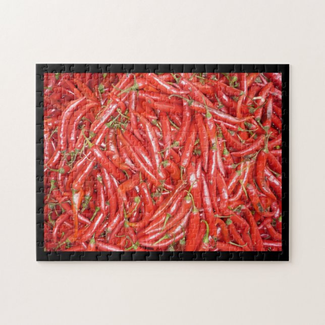 chilli red jigsaw puzzle (Horizontal)