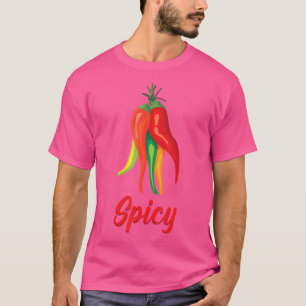Chilli Spicy Vegetables Spices Fruit Pepper T-Shirt