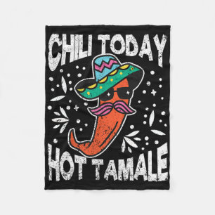 Chilli Today Hot Tamale Dabbing Mexican Taco Peppe Fleece Blanket