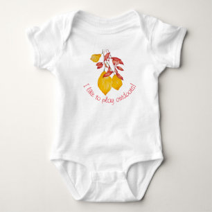 Chilli & Turmeric on a Baby Bodysuit