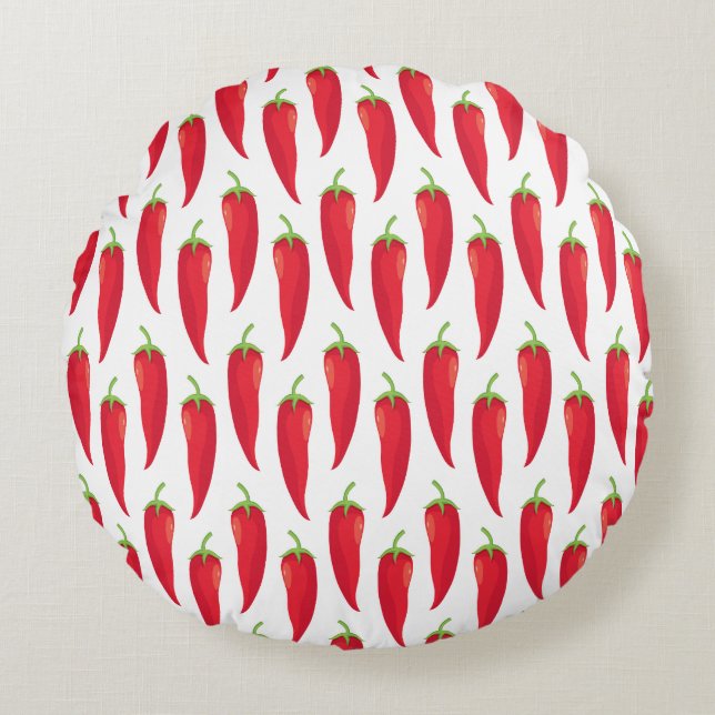 Chillies Round Cushion (Front)