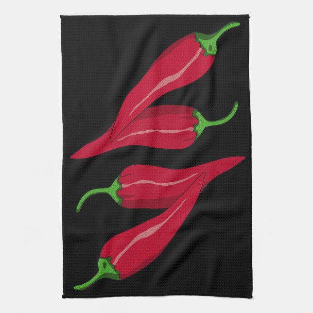 Chillies Tea Towel (Vertical)