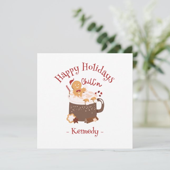 Chillin' Christmas Hot Chocolate and Gingerbread (Standing Front)