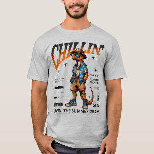 Chillin' Cool Lizard Reptile Lover Herpetology T-Shirt