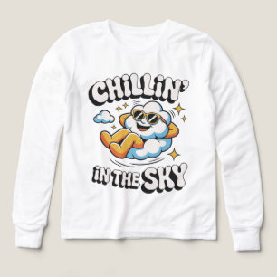 Chillin' in the Sky Retro Cloud Design for Summer