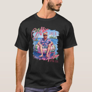 Chillin Like A Felon Funny Trump Summer 2024 T-Shirt