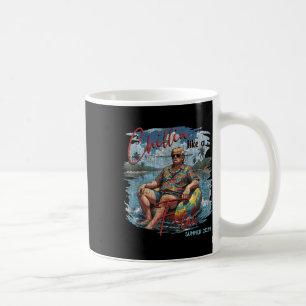 Chillin Like A Felon Retro Summer Vintage Funny Tr Coffee Mug