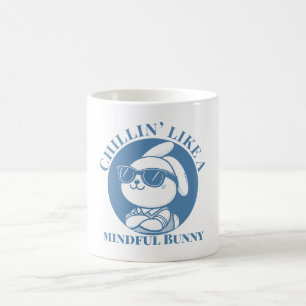 Chillin’ Like a Mindful Bunny Relaxed Coffee Mug