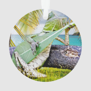 Chillin' Lizzard Ornament