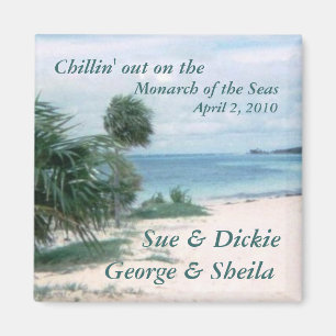 Chillin out customisable magnet