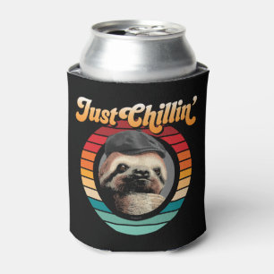 Chillin’ Sloth Can Cooler