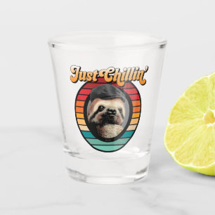 Chillin’ Sloth Shot Glass