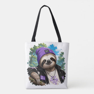 Chillin' Sloth Tote Bag