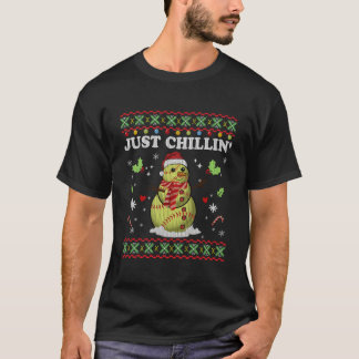 Chillin' Snow Softball Ball Ugly T-Shirt
