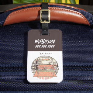 Chillin' with FRIENDS™ Cartoon Luggage Tag