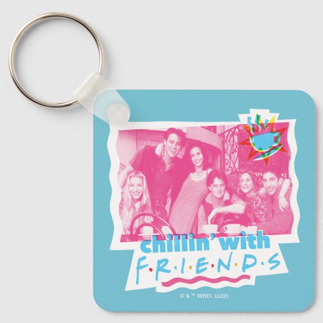 Chillin' with FRIENDS™ Key Ring (Front)