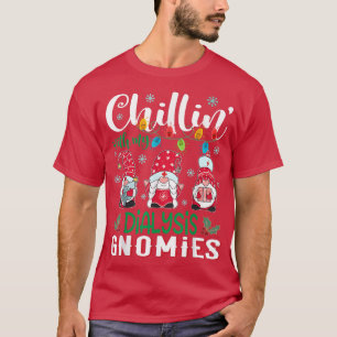 Chillin With My Dialysis Gnomies Xmas Light Nurse T-Shirt